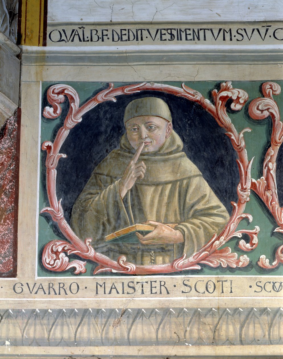 John Duns Scotus (c.1265-c.1308) 1450 av Benozzo di Lese di Sandro Gozzoli