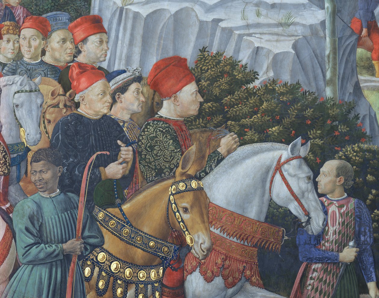 Magiernas resa av Benozzo di Lese di Sandro Gozzoli
