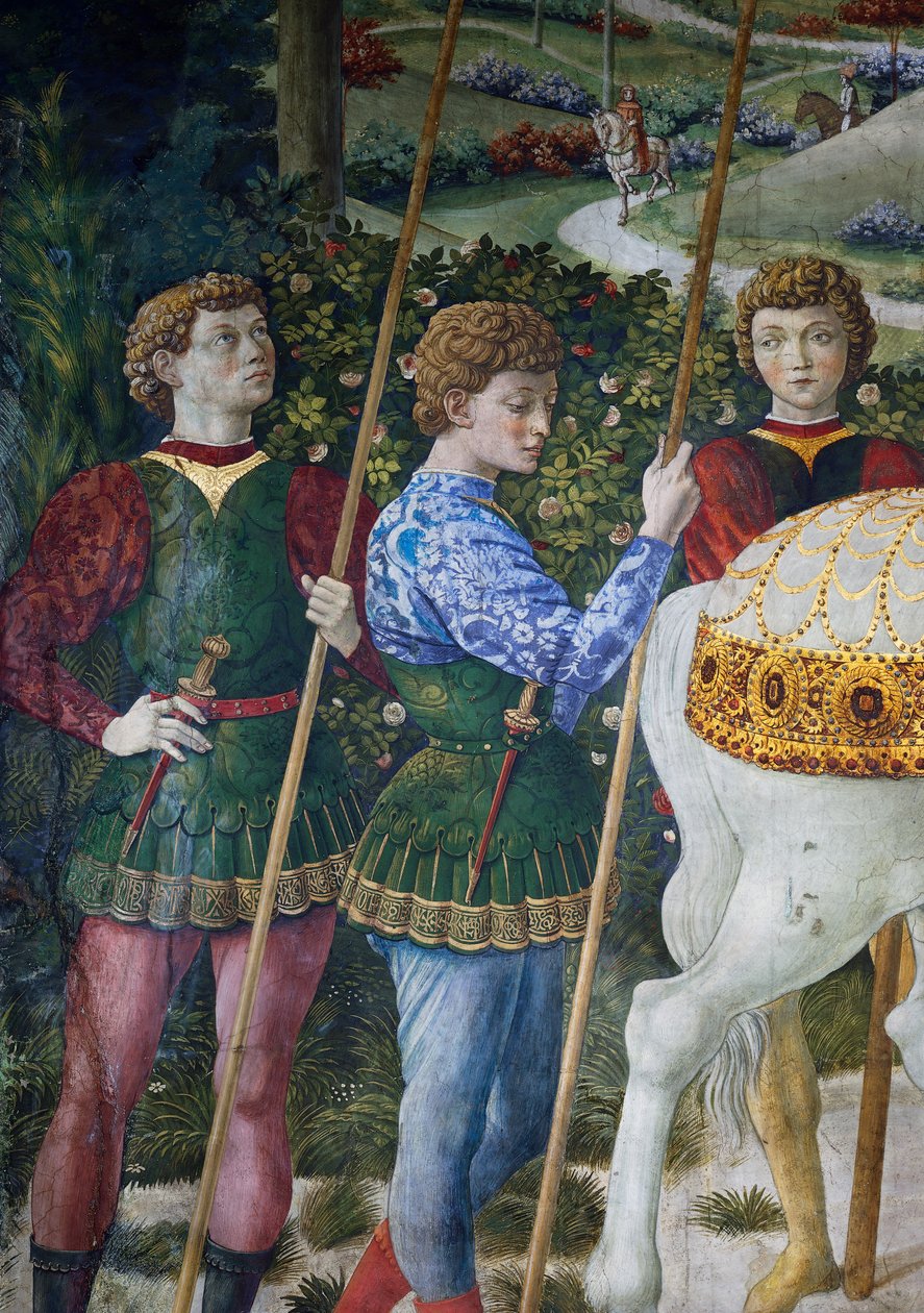 Magiernas procession, detalj av Benozzo di Lese di Sandro Gozzoli