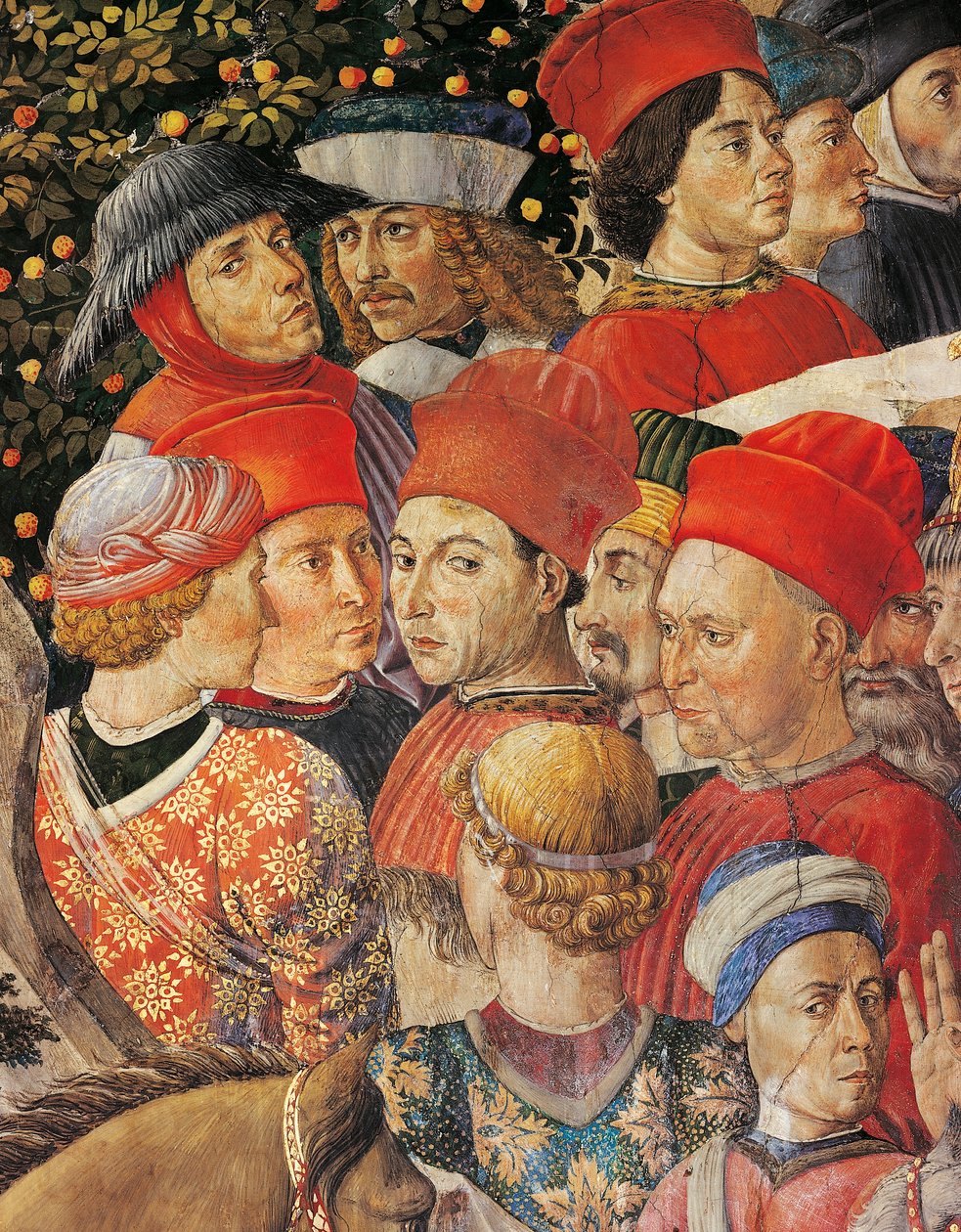 Magiernas kavalkad av Benozzo di Lese di Sandro Gozzoli