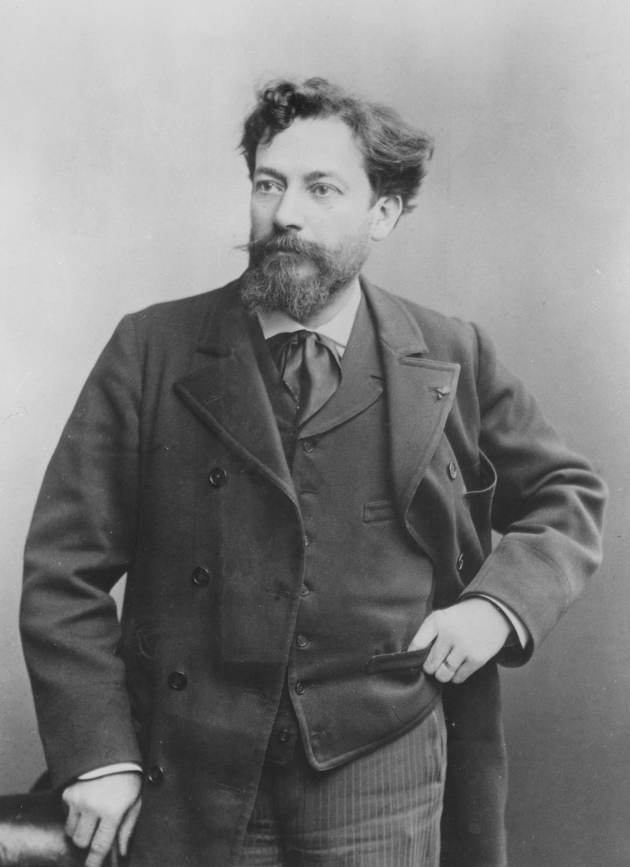 Porträtt av Jean François Victor Aicard, 1890 av Benque Studio