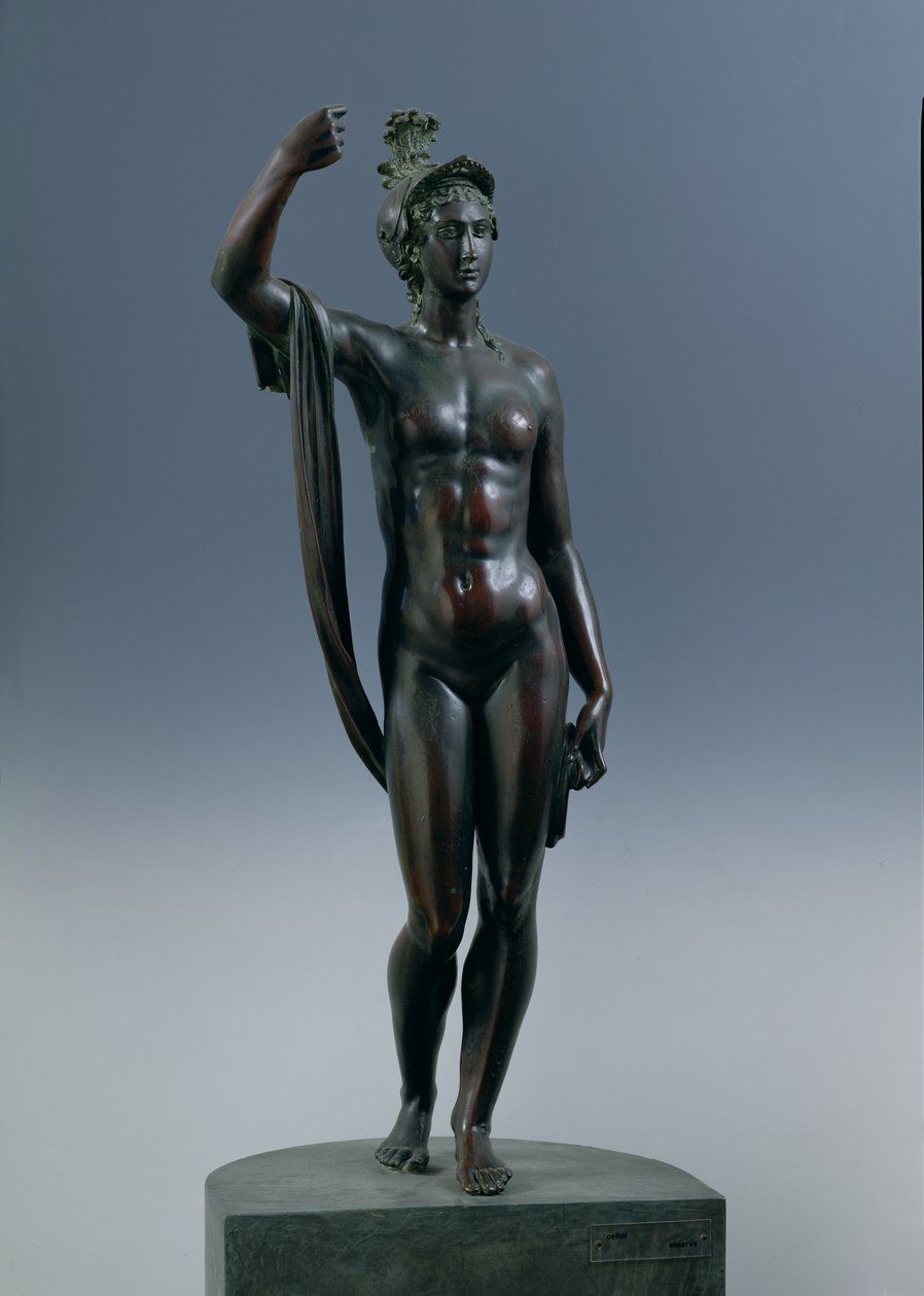 Minerva, 1545 (brons) av Benvenuto Cellini