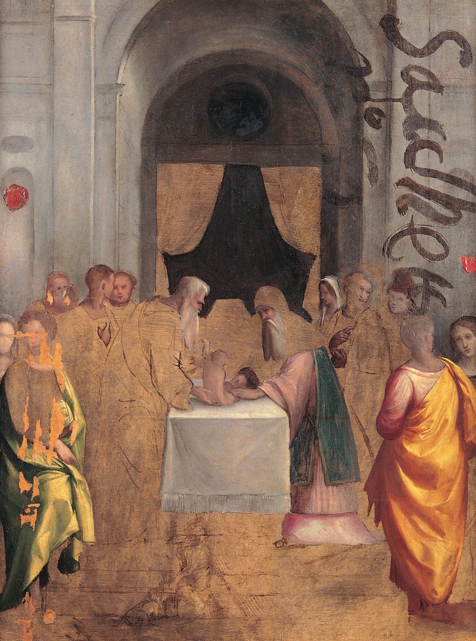 Presentation i templet av Benvenuto Tisi da Garofalo