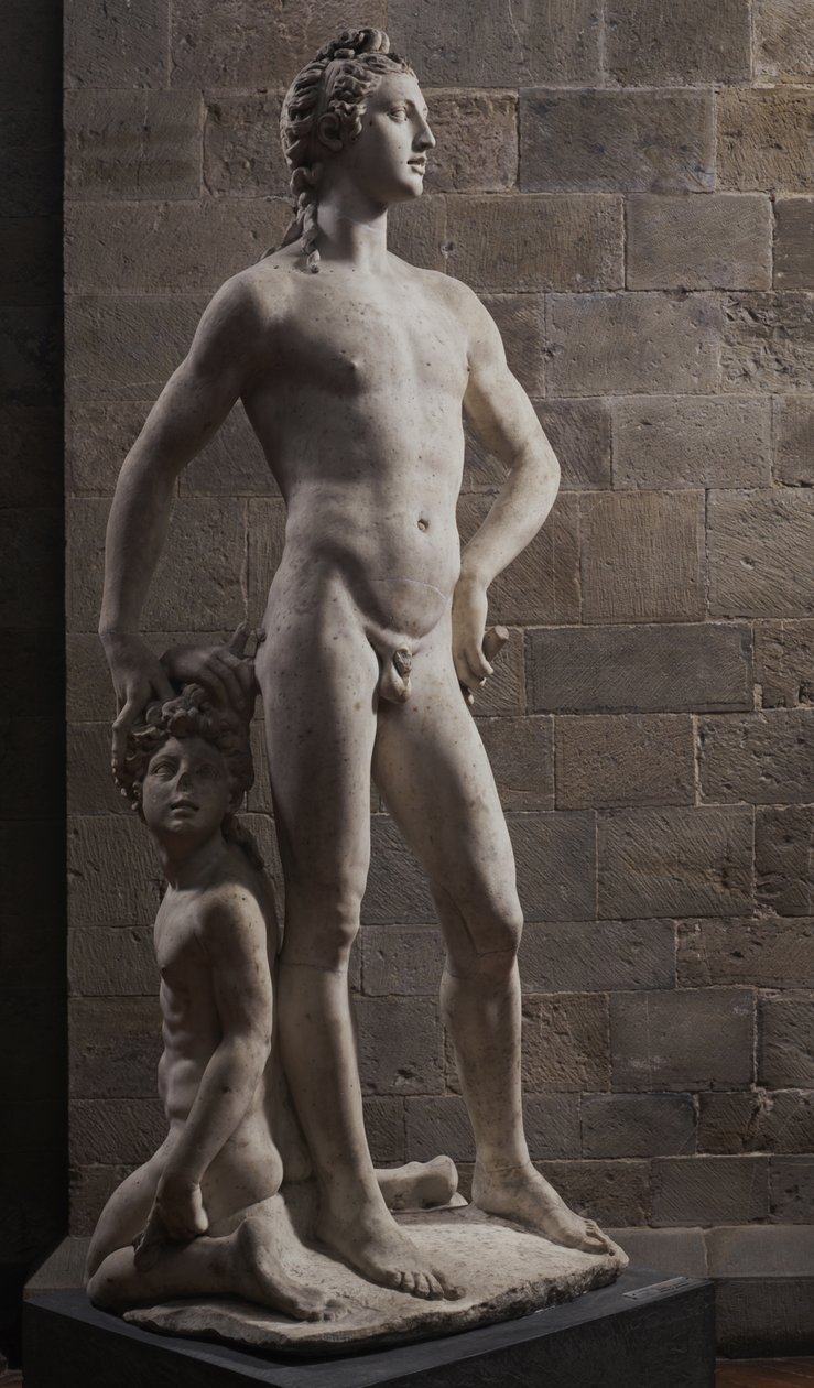 Apollo och hyacint, andra hälften av 1500-talet.. av Benvenuto Cellini