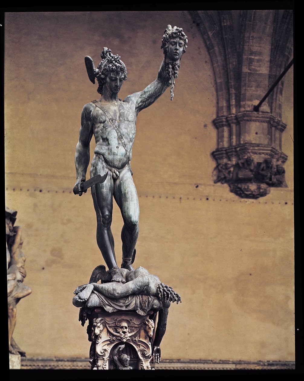 Perseus med Medusas huvud, 1545-53 (brons) av Benvenuto Cellini