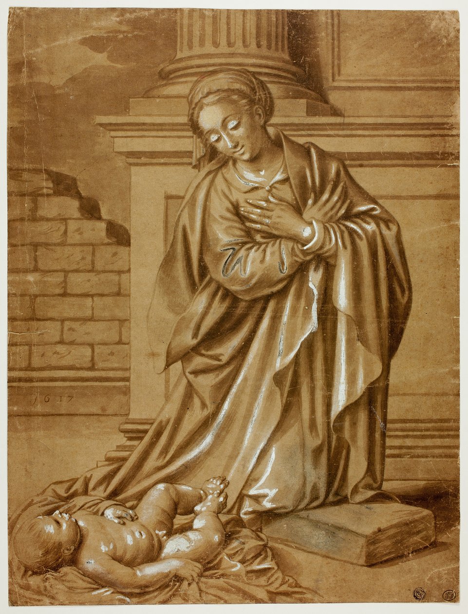 Madonna och barn av Benvenuto Tisi da Garofalo