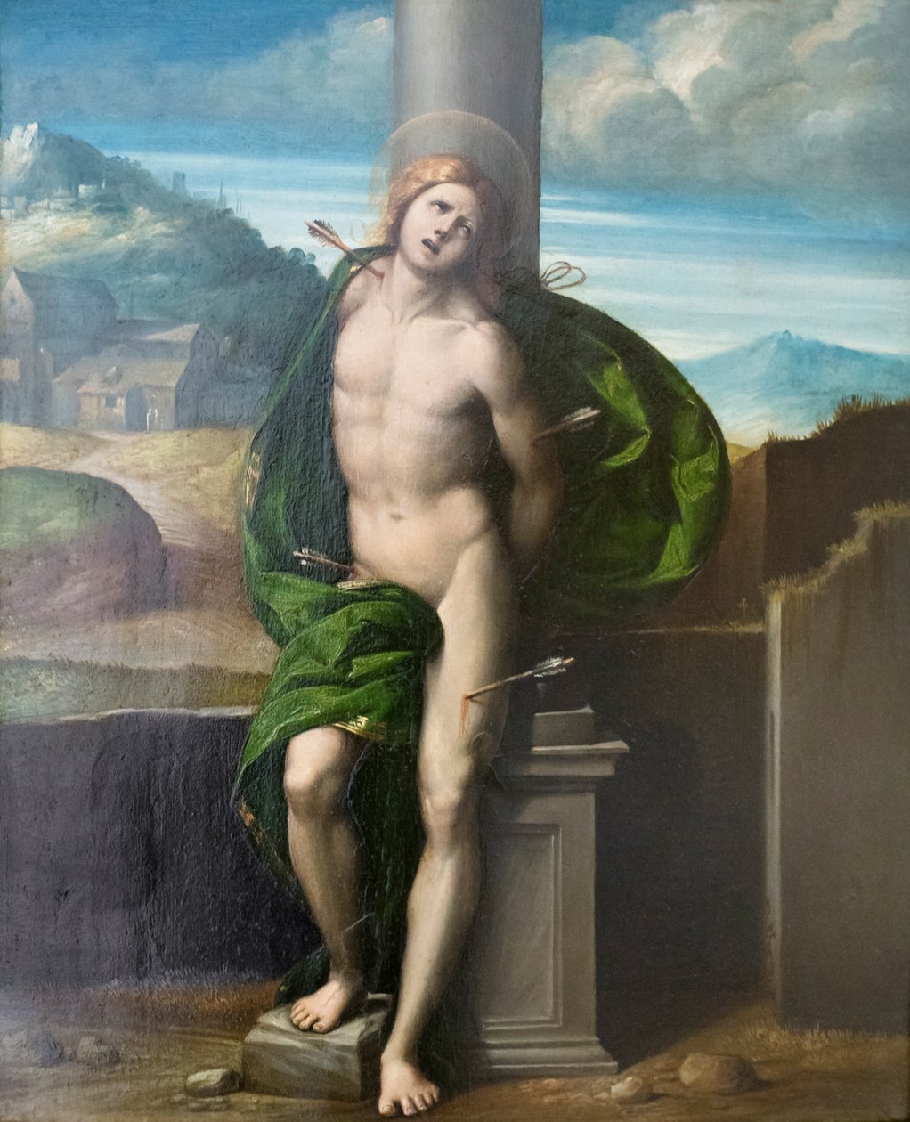 St Sebastian av Benvenuto Tisi da Garofalo