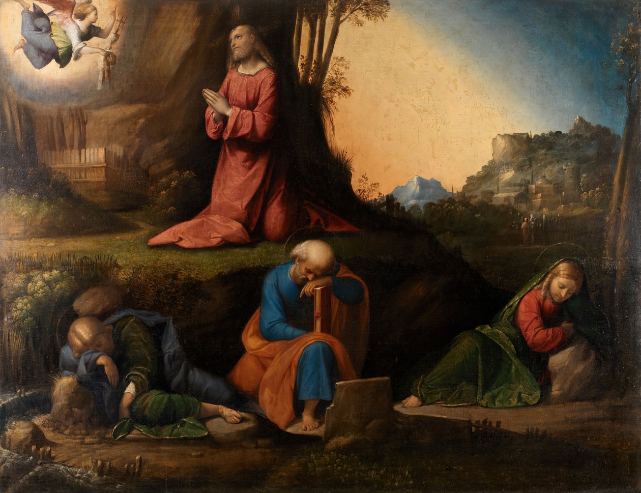 Kval i trädgården, 1524. av Benvenuto Tisi da Garofalo