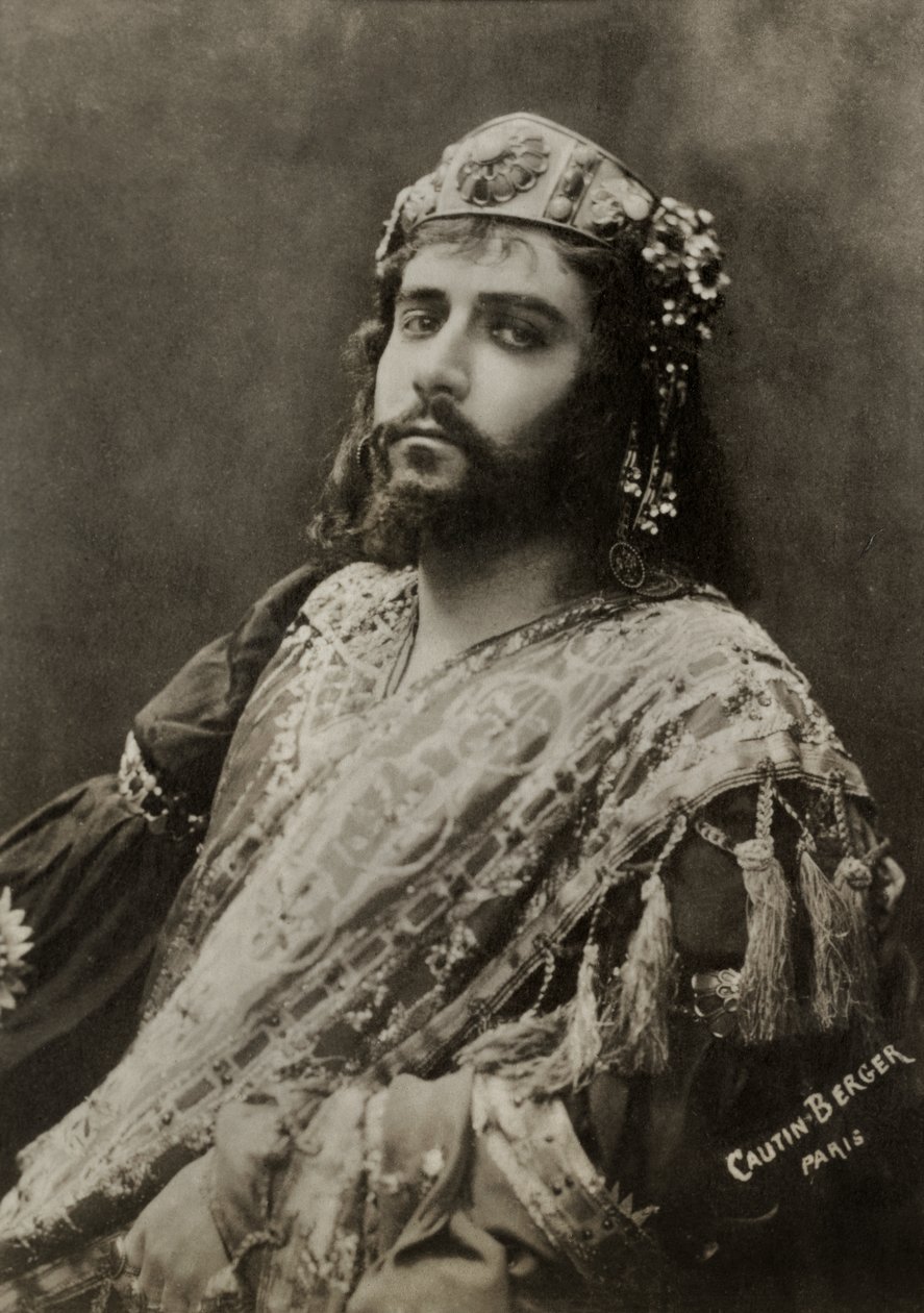 Porträtt av den franske konstnären Maurice Renaud ( 1861 av Berger & Cautin