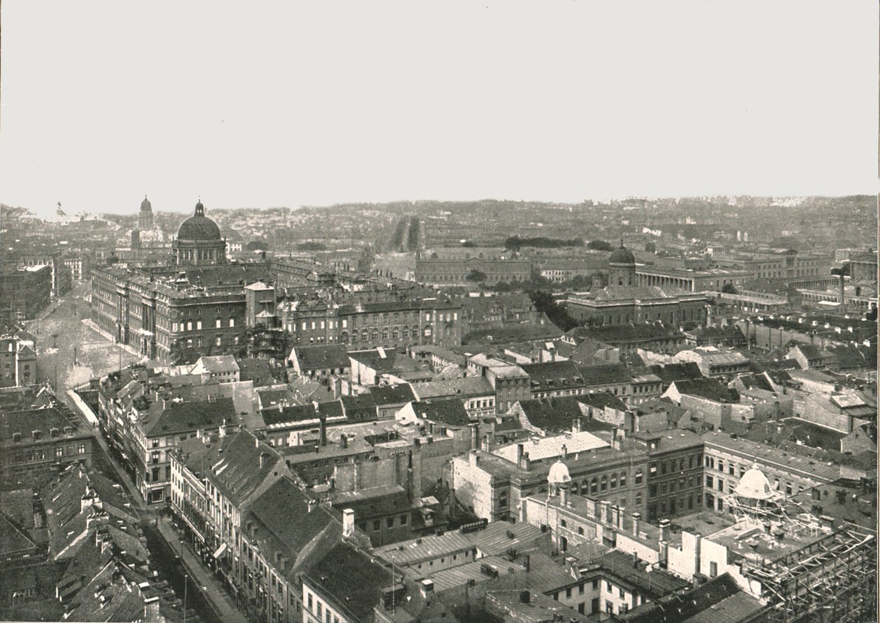 Panorama över staden Berlin, Tyskland, 1895. av Berlin Photographic Co