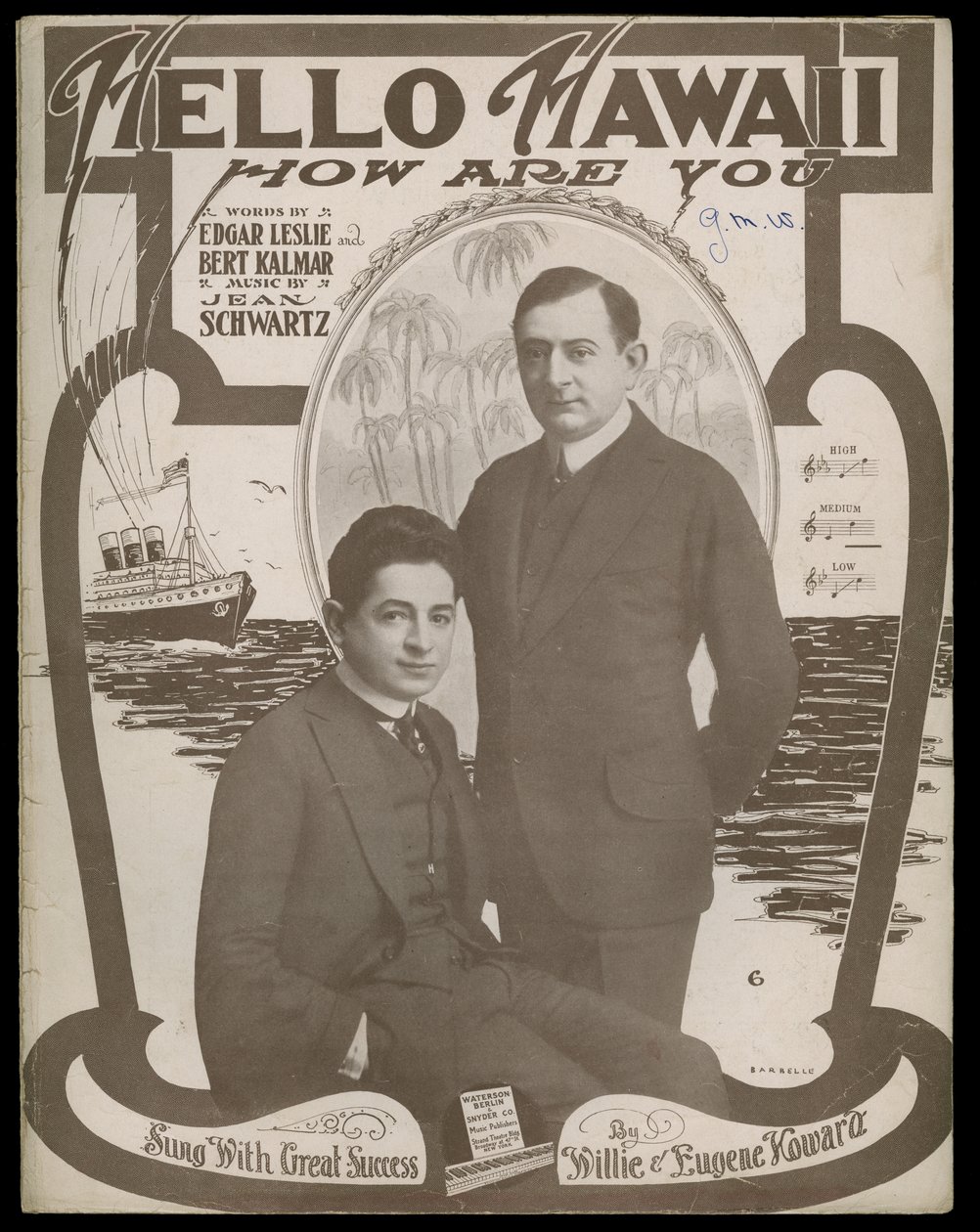 Hej Hawaii, hur mår du av Berlin & Snyder Co. Waterson