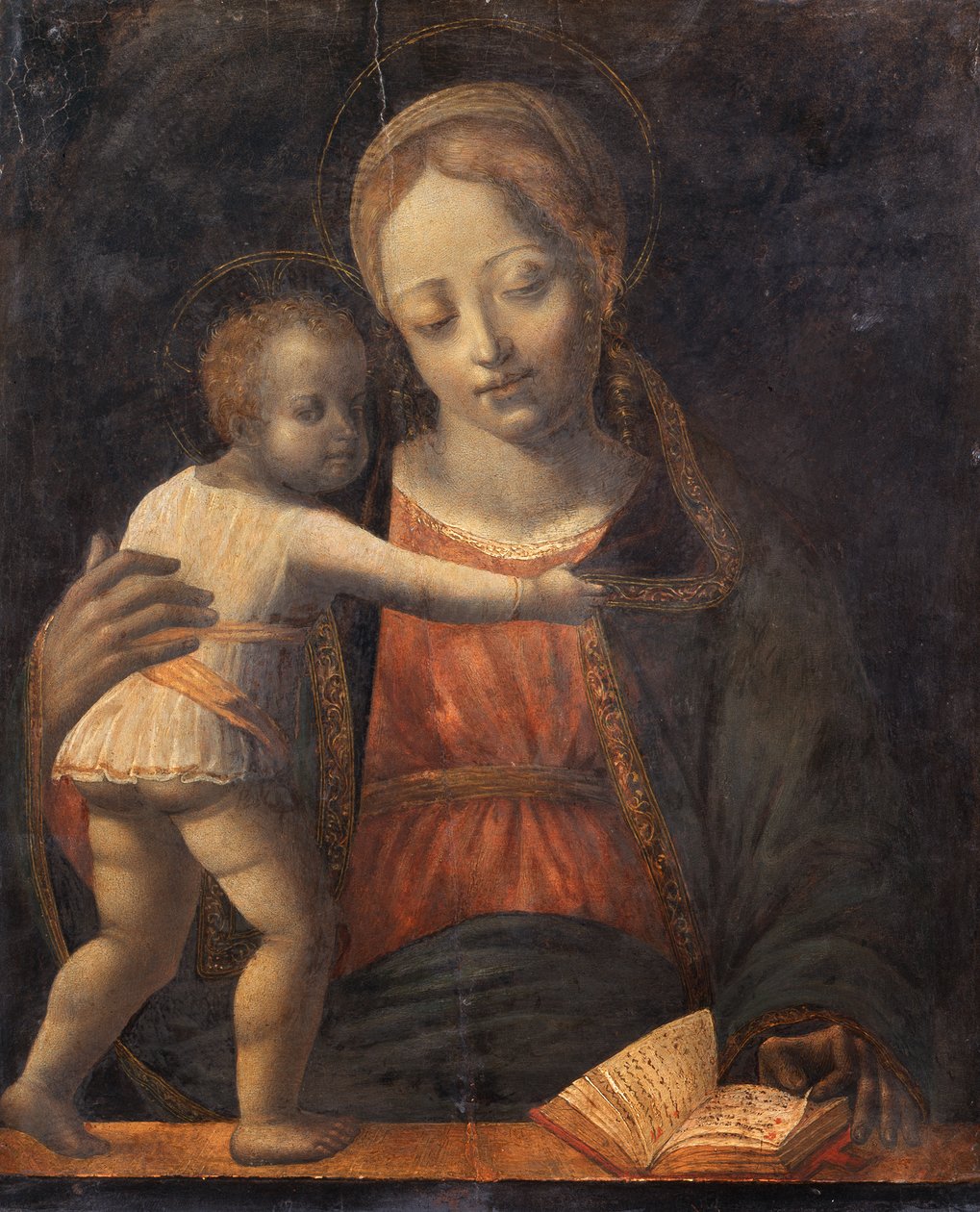 Madonna och barn av Bernadino Jacobi Butinone