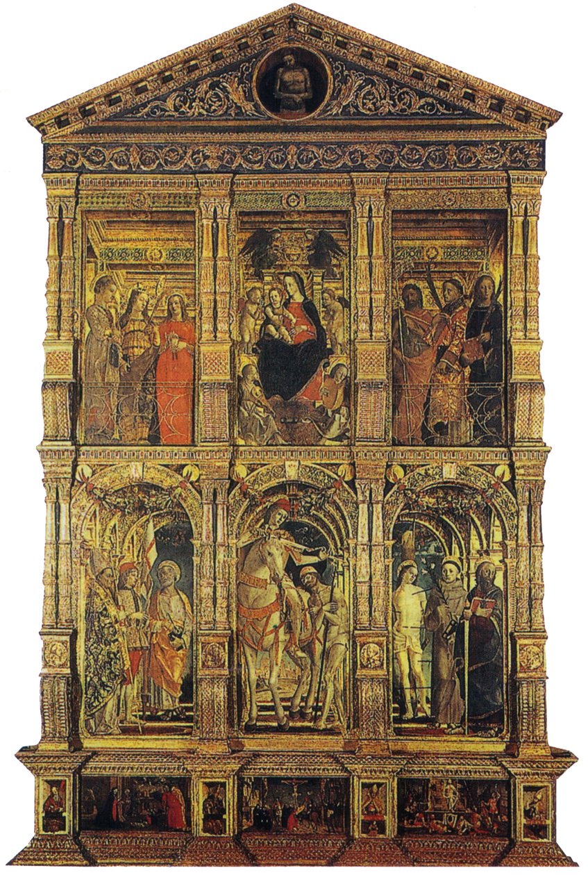 pala di san martino av Bernadino Zenale