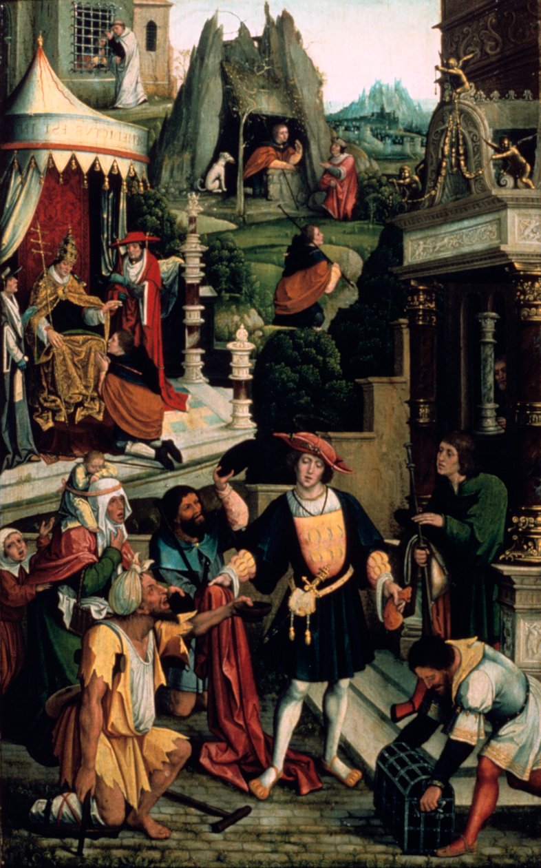 Legenden om Saint Roch, 1500-talet. av Bernard van Orley
