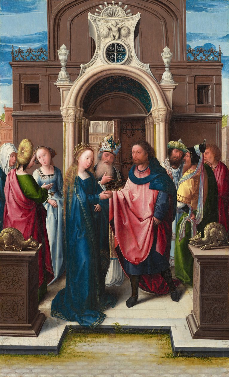 Jungfruns äktenskap, ca. 1513. av Bernaert van Orley