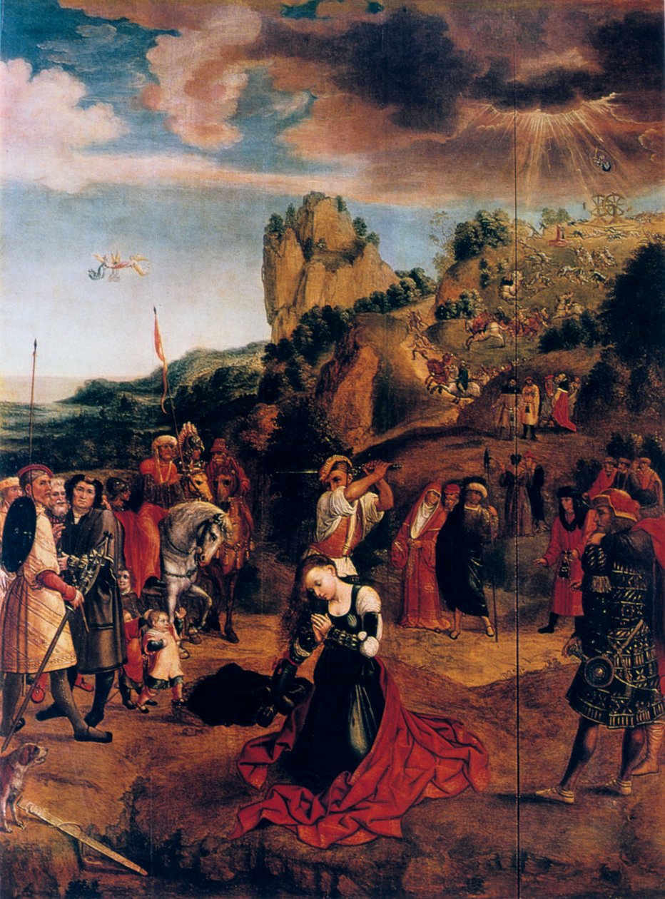 Sankta Katarinas martyrskap, 1500-talet. av Bernard van Orley