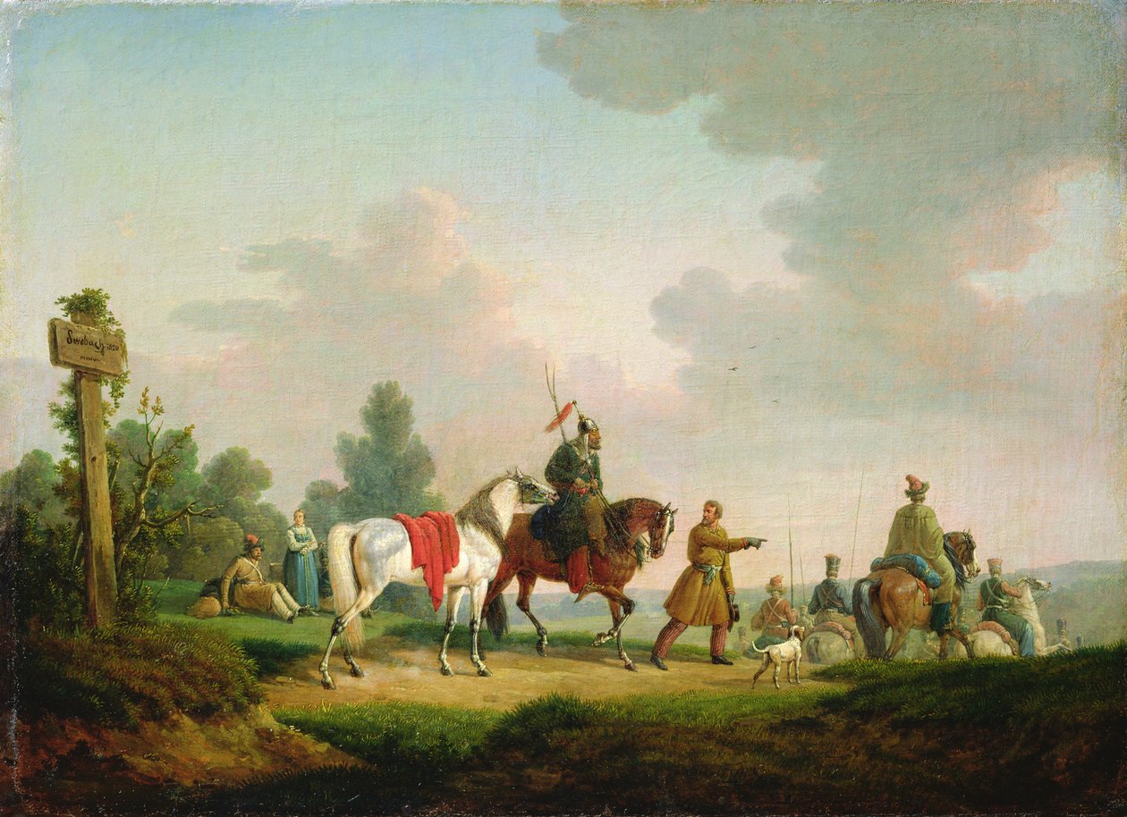 Partisanerna 1812, 1820 av Bernard Edouard Swebach