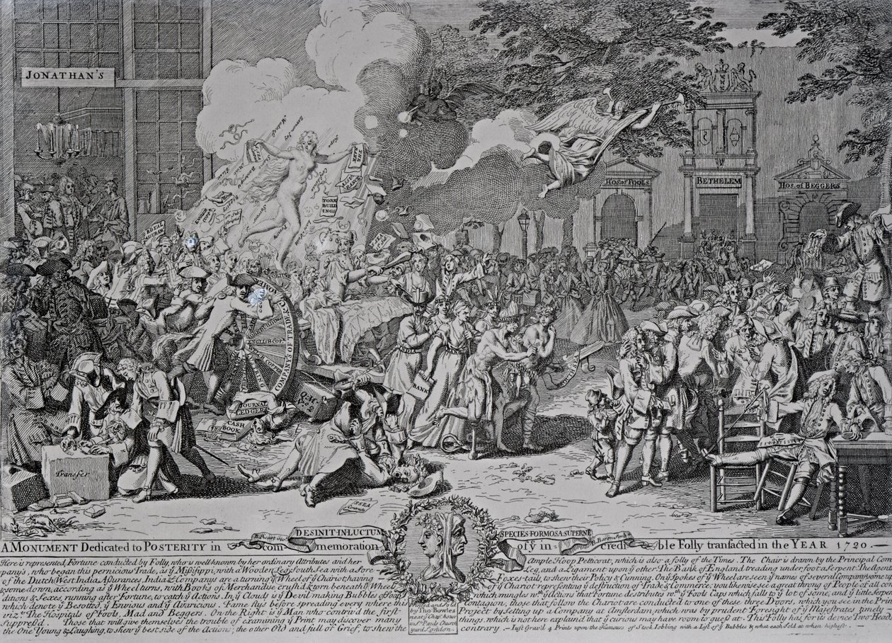 Ett monument tillägnat eftervärlden, 1720 av Bernard Picart