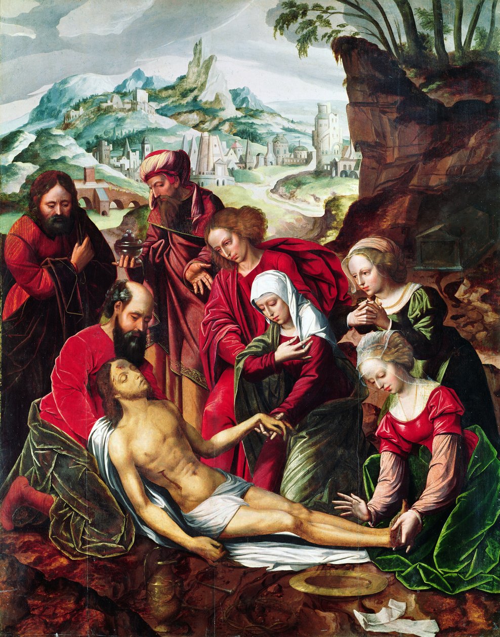 Avläggningen, 1500-talet av Bernard van Orley