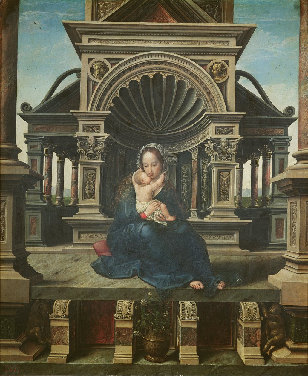 Jungfrun från Louvain, ca 1520 av Bernard van Orley
