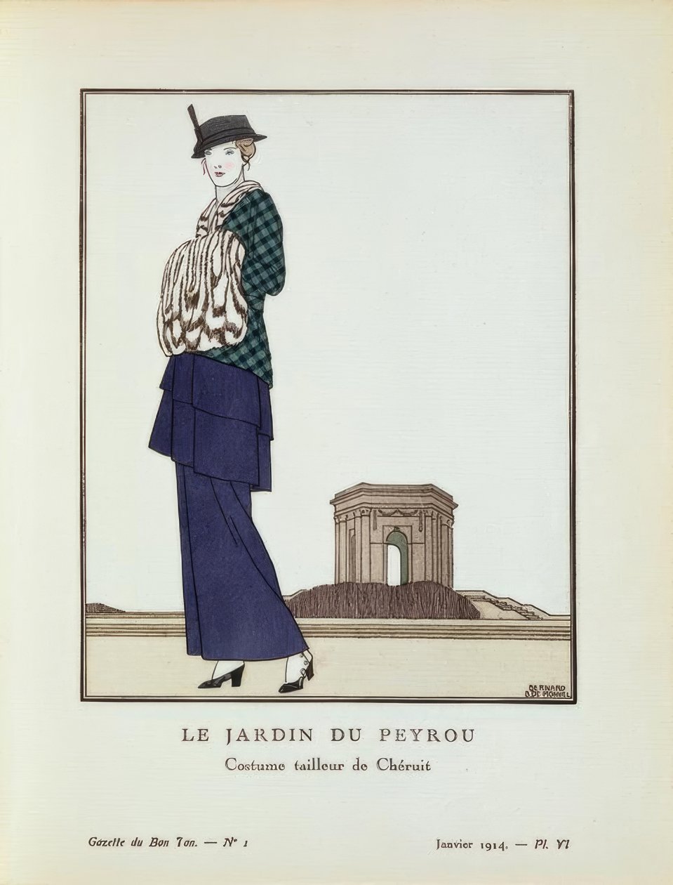 LE JARDIN DU PEYROU - Chéruits skräddarsydda kostym av Bernard Boutet de Monvel