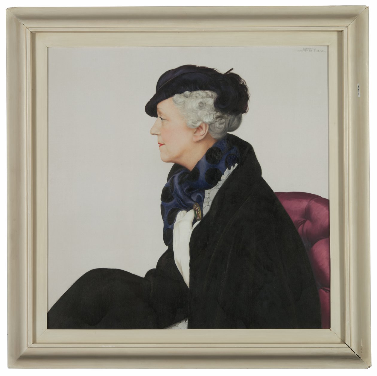 Porträtt av Lady Mendl (1865-1950), född Ella de Wolfe, kallad "Elsie" (olja på duk) av Bernard Boutet de Monvel