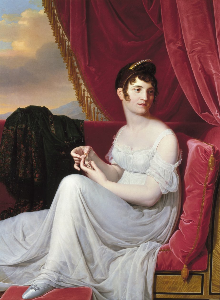 Porträtt av Madame Tallien, 1806 av Bernard Duvivier