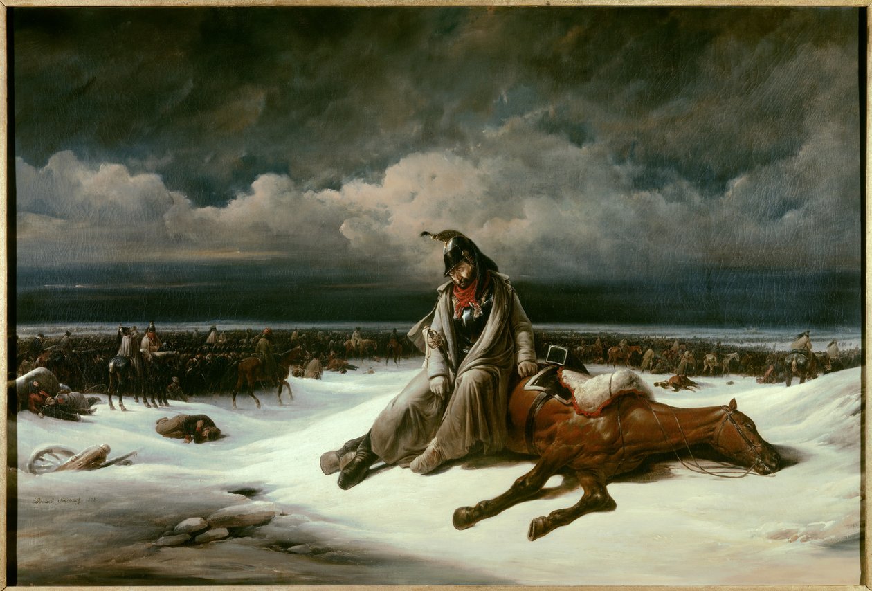 Rysslands pensionering (1812). Målning av Bernard Edouard Swebach (1800-1870) av Bernard Edouard Swebach