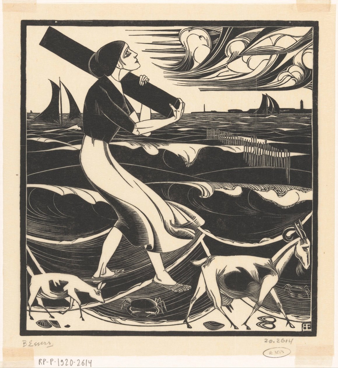 Strand (originaltitel) av Bernard Essers (signed by artist)