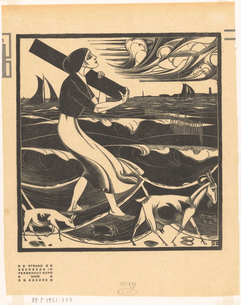 Strand (originaltitel på objekt) av Bernard Essers