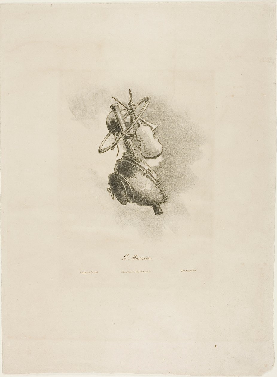 Musikern, från Arts et Métiers av Bernard Gaillot