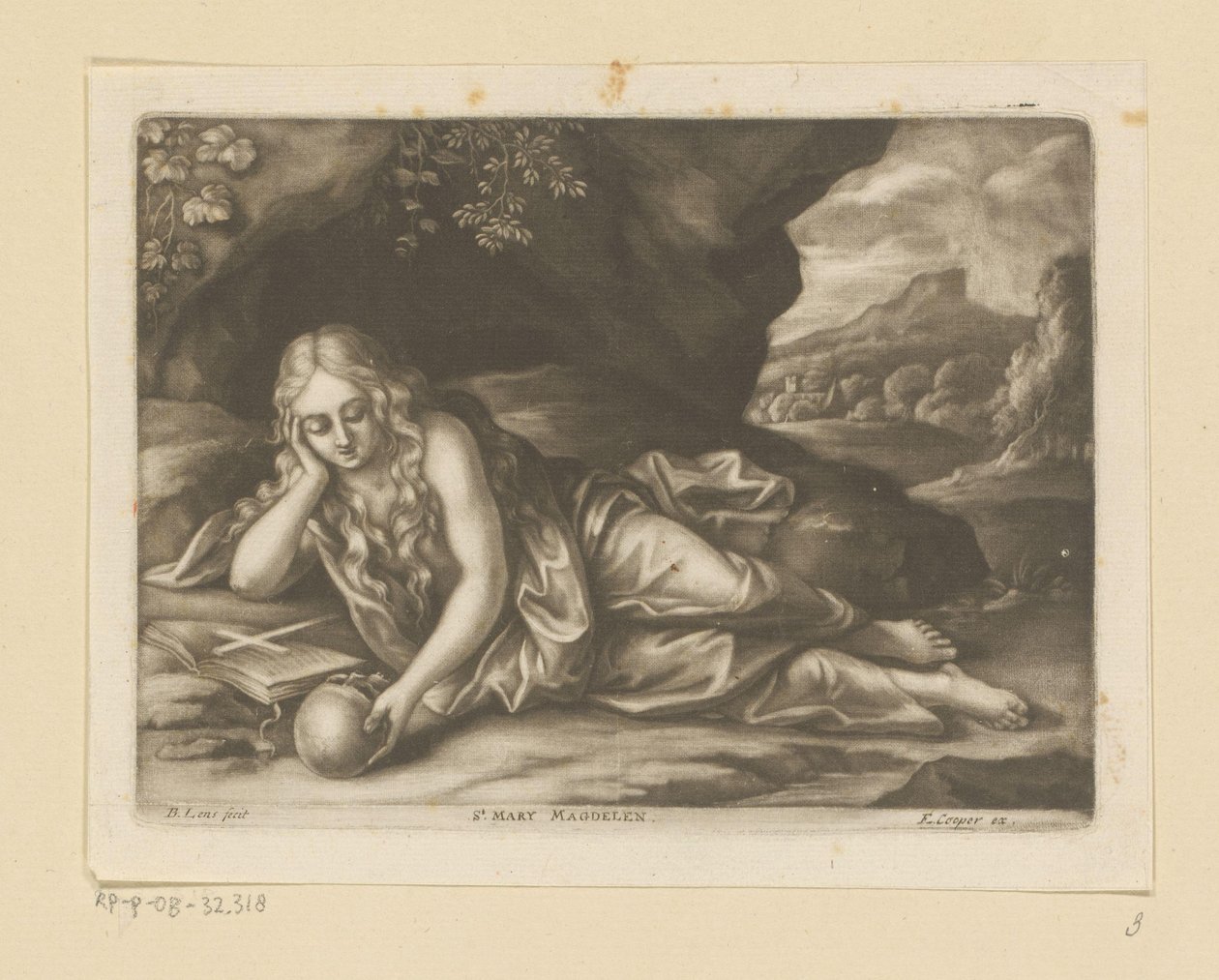 H. Maria Magdalena St Mary Magdalena (titel på objekt) av Bernard Lens (II)