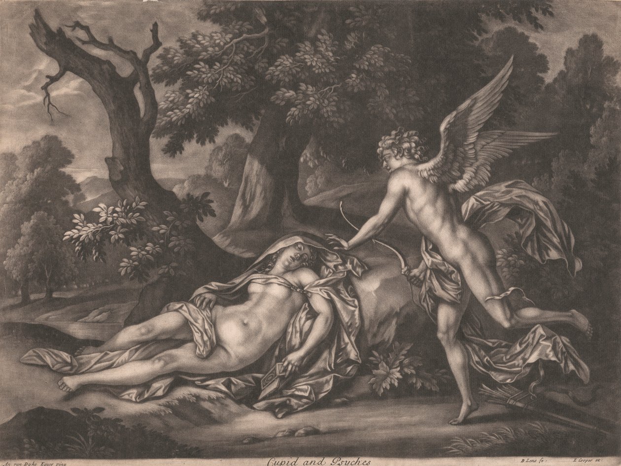 Cupid och Psyche av Bernard Lens