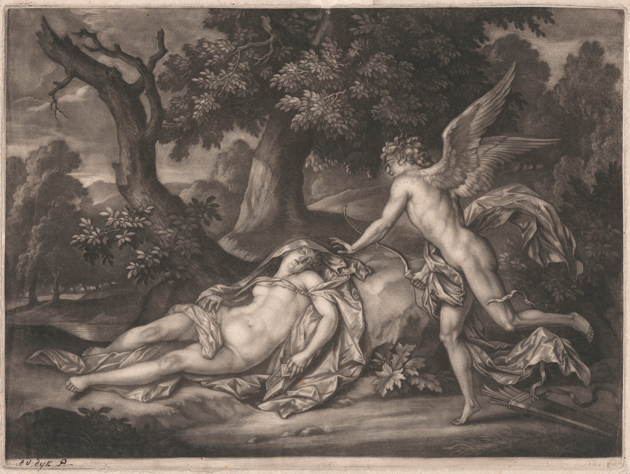 Cupid och Psyche av Bernard Lens