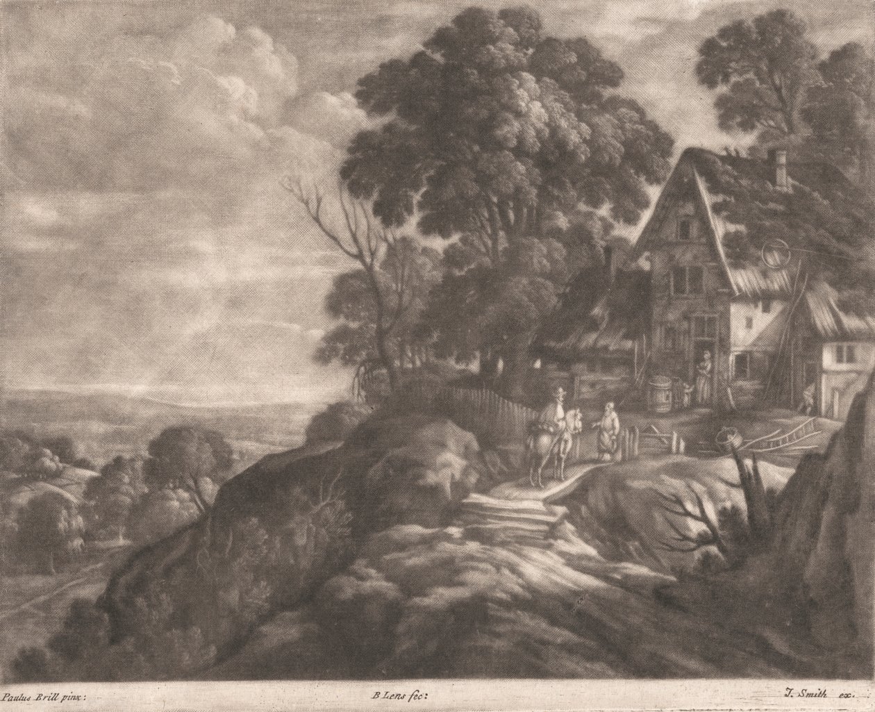 Holländsk bondgård av Bernard Lens