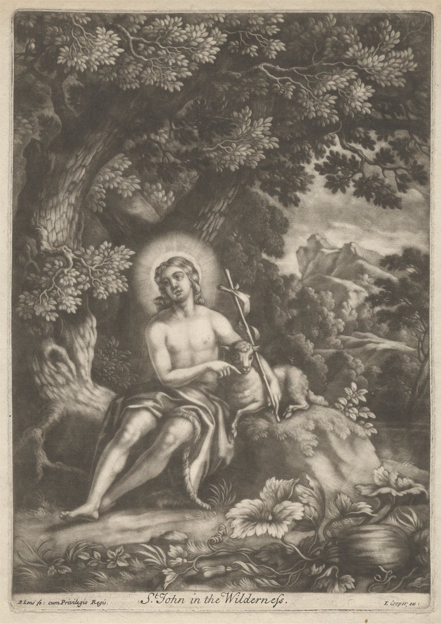 Johannes i vildmarken av Bernard Lens