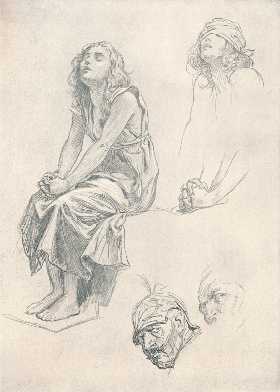 Segerns väg - Etapp III, c1920. av Bernard Partridge