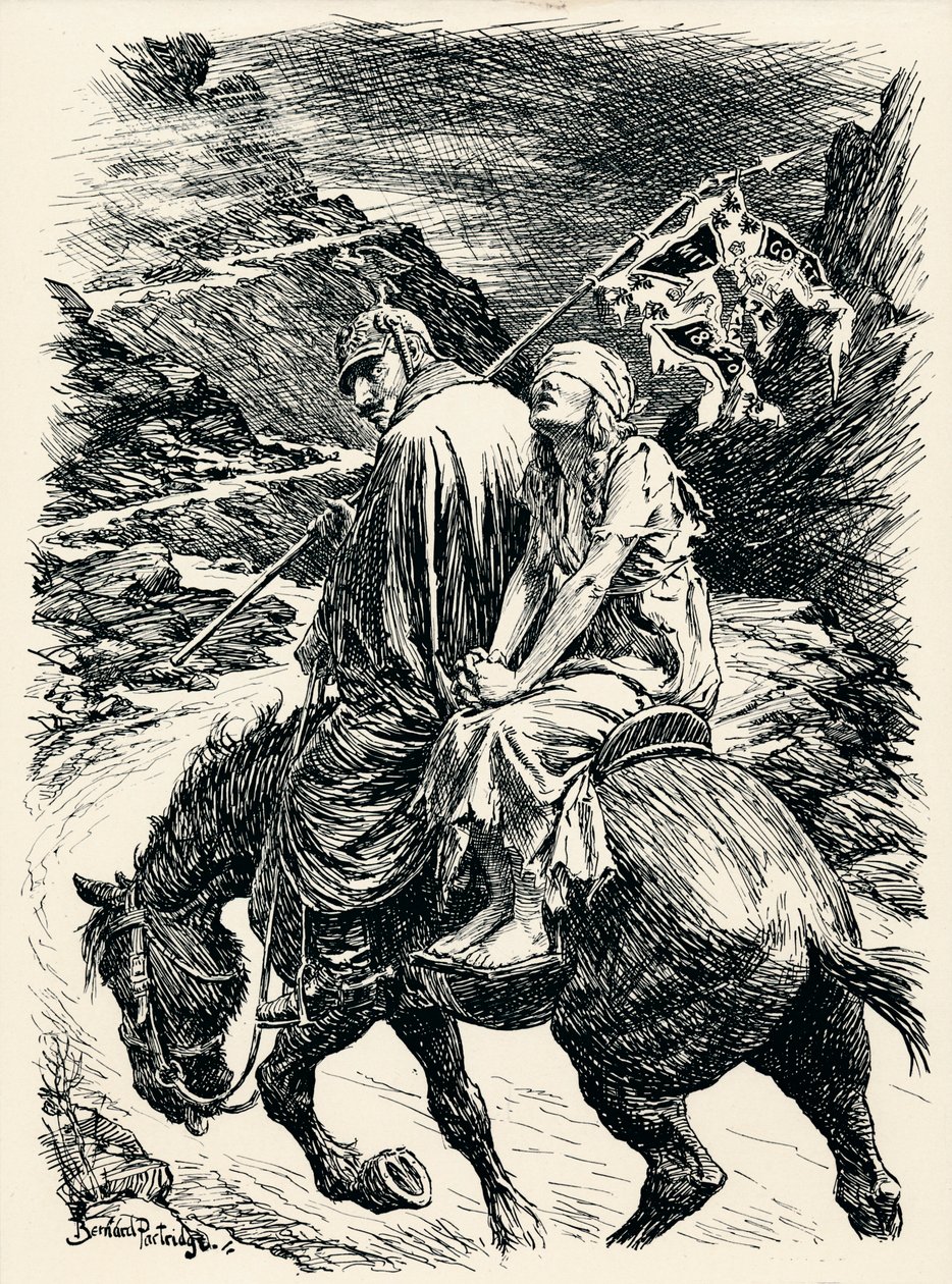 Segerns väg - Etapp VI, c1920 av Bernard Partridge