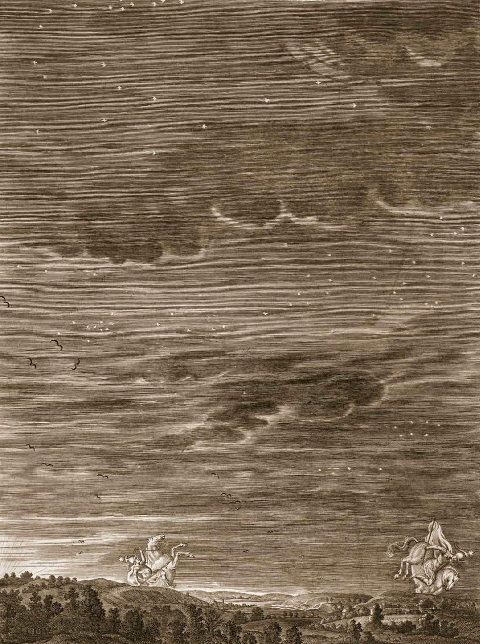 Castor och Pollux, 1731 av Bernard Picart