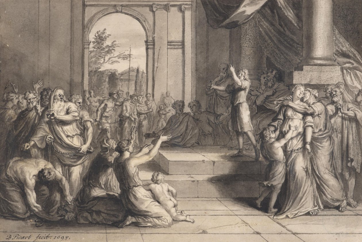 Daniel bevisar Susannas oskuld av Bernard Picart