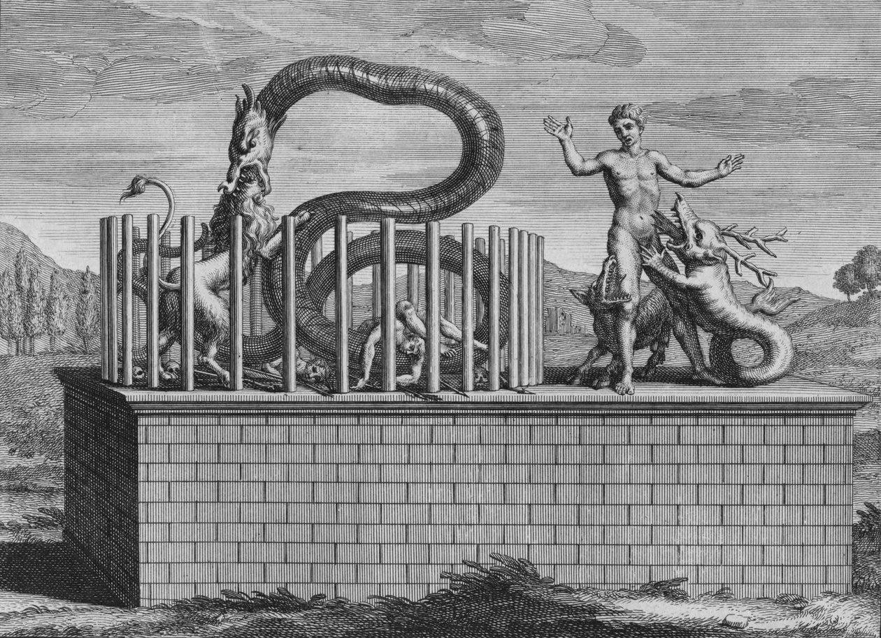Idoler från Campeche och Iucatan, 1723. av Bernard Picart