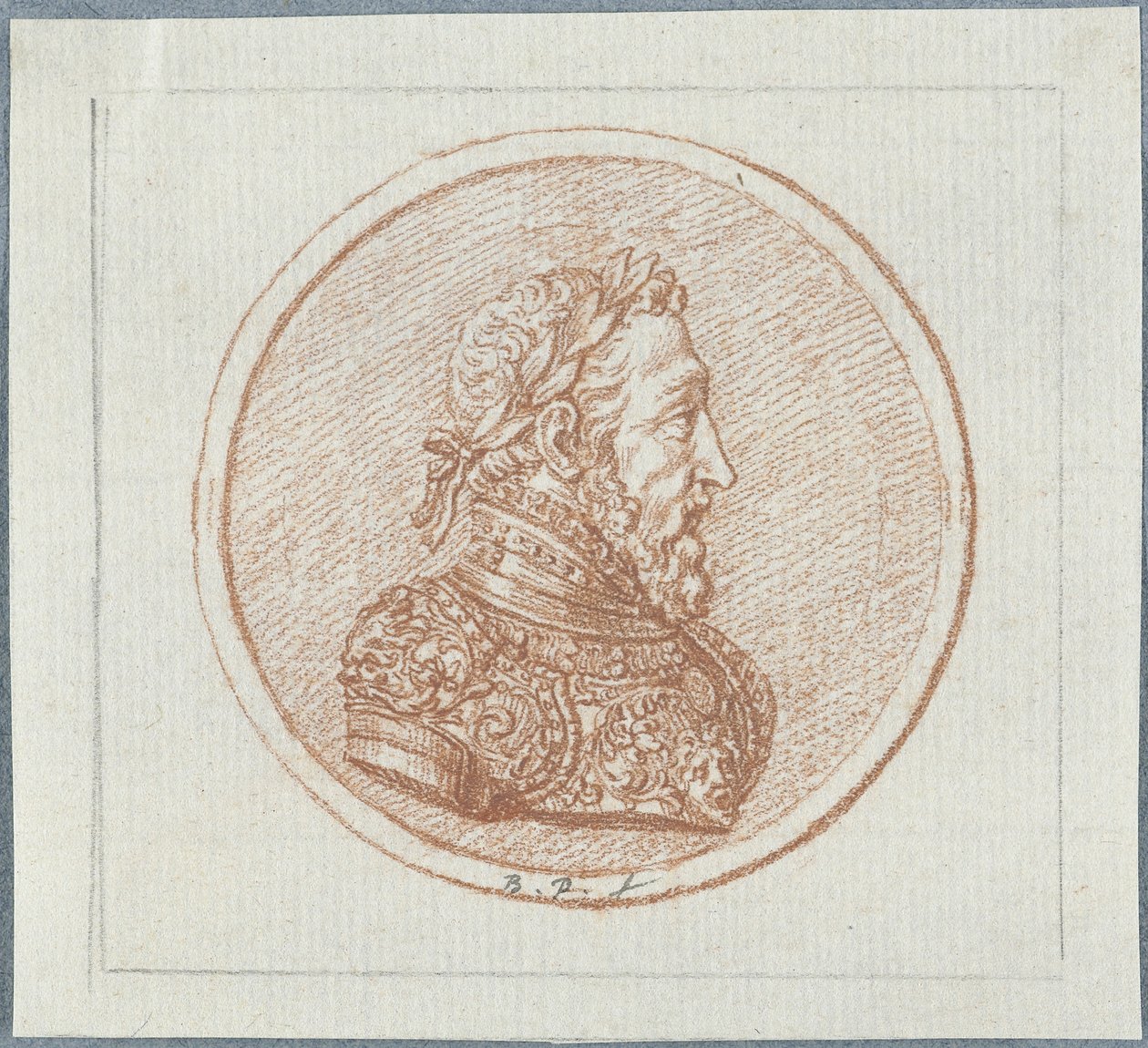 Porträtt av kung Henrik II av Frankrike, andra hälften av 1600-talet. av Bernard Picart