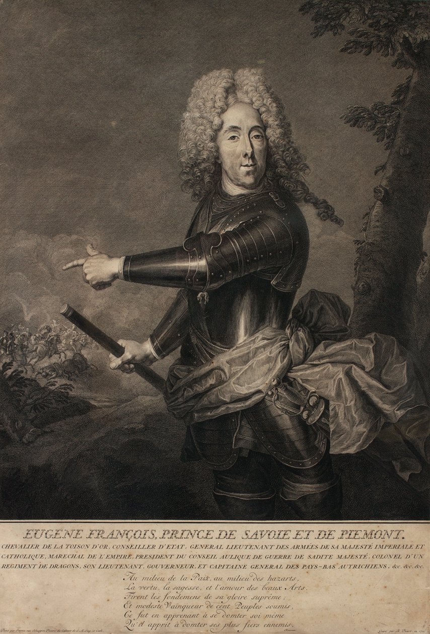 Prins Eugen av Savojen av Bernard Picart