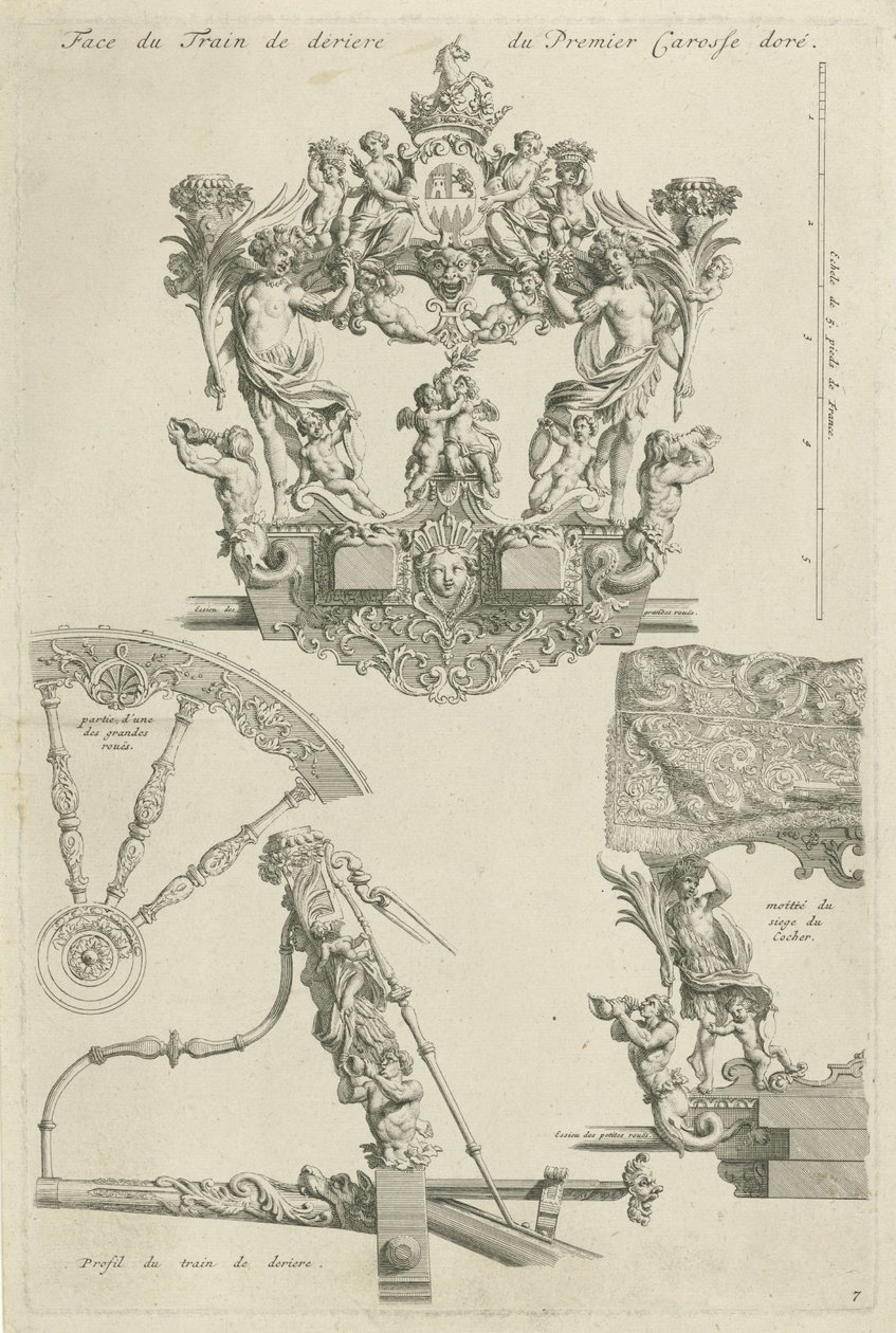 Hertigen av Ossunas statsvagn, 1713 av Bernard Picart