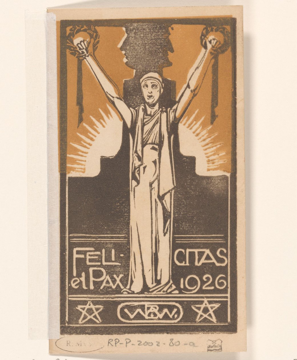 Happiness and Peace 1926 (originaltitel på objektet) av Bernard Willem Wierink
