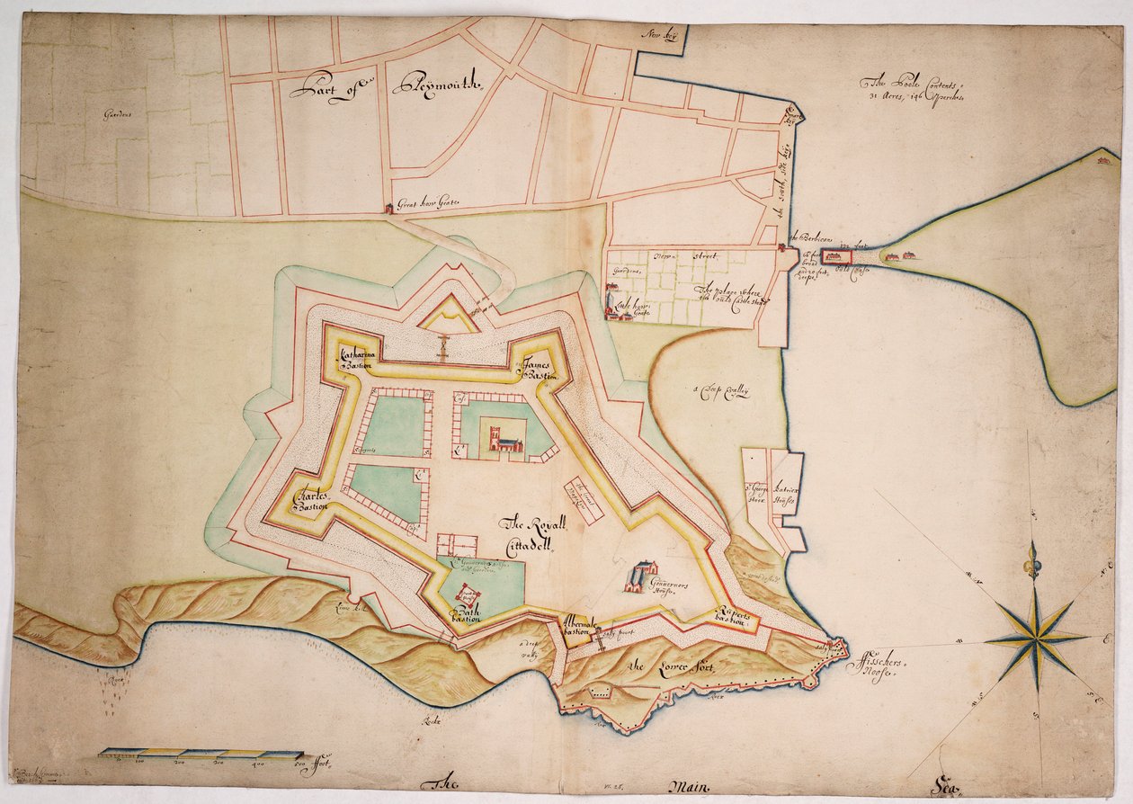 Plymouths citadell av Bernard de Gomme