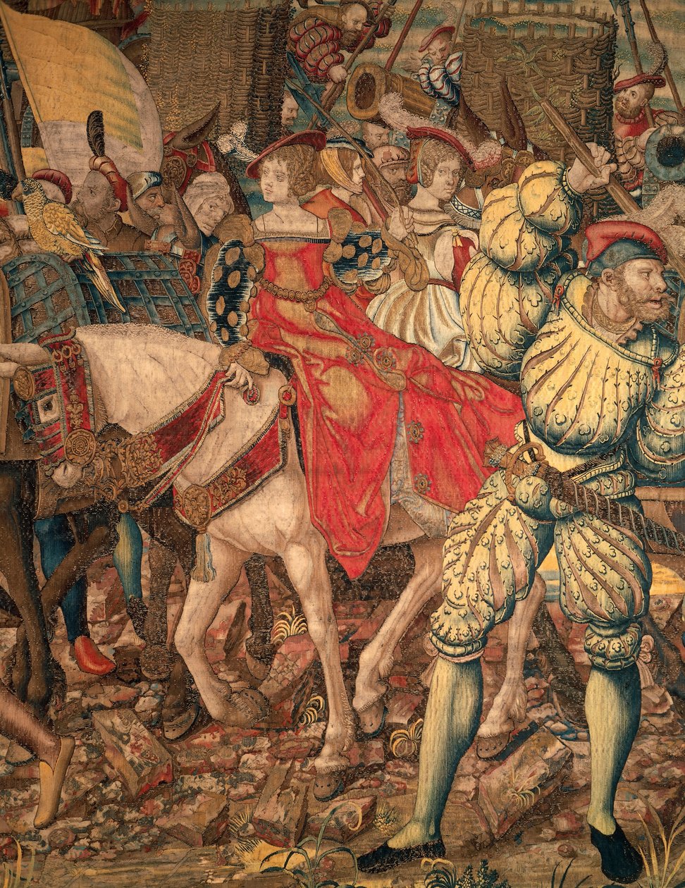 Slaget vid Pavia av Bernard van (after) Orley