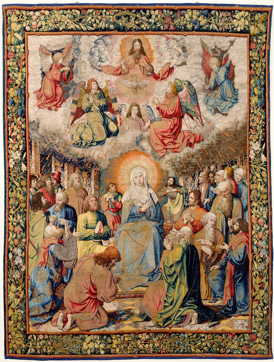 flamländsk gobeläng. Passion of Jesus (Passion of Christ eller Passion of the Lord Pentecost). National Heritage inv 10005817. av Bernard van (after) Orley