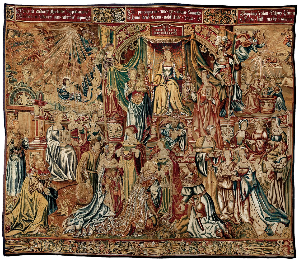 Justice (Justice) från Los Honores av Bernard van Orley