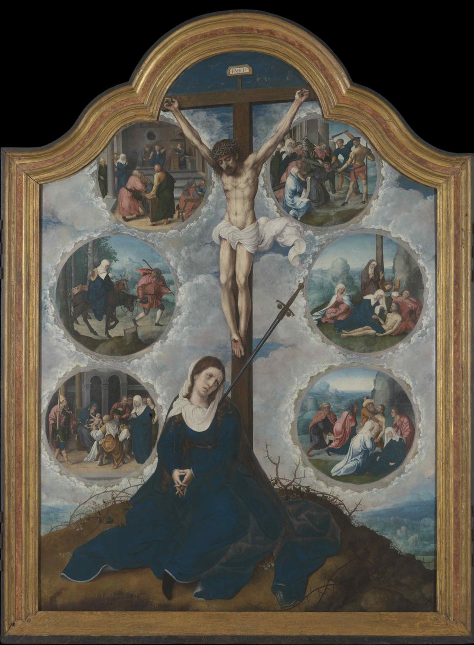 Vår Fru av de sju sorgerna, ca 1525-1528. av Bernard van Orley